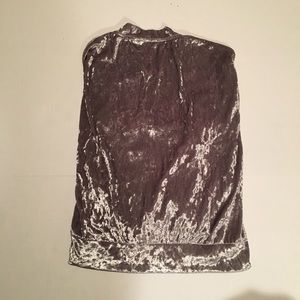 Have Jackets & Coats - NWT Crushed Silver Velvet Track Jacket Have Jackets & Coats - NWT Crushed Silver Velvet Track Jacket